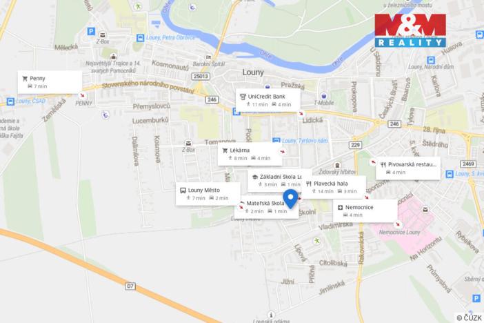 Prodej bytu 3+1, Louny, Školní, 68 m2