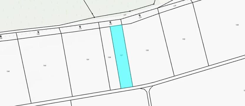 Dražba pole, Suchomasty, 1263 m2