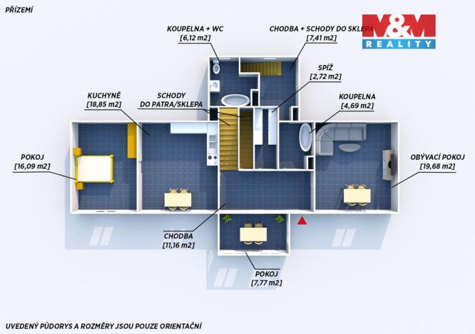 Prodej rodinného domu, Nečín - Žebrák, 209 m2