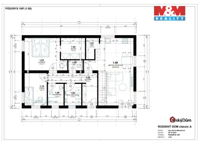 Prodej rodinného domu, Třemošná - Záluží, 88 m2
