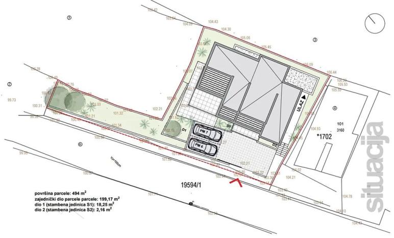 Prodej bytu 3+kk, Primošten, Chorvatsko, 66 m2