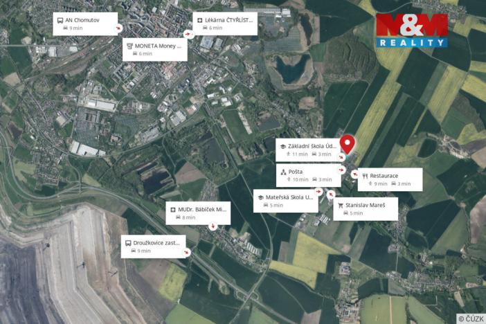 Prodej pozemku pro bydlení, Údlice - Přečaply, 7314 m2