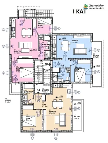 Prodej bytu 3+kk, Povljana, Chorvatsko, 45 m2