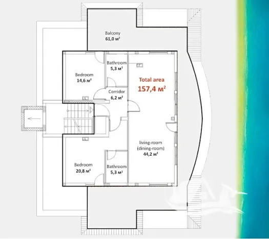 Prodej bytu 3+kk, Bjala, Bulharsko, 157 m2