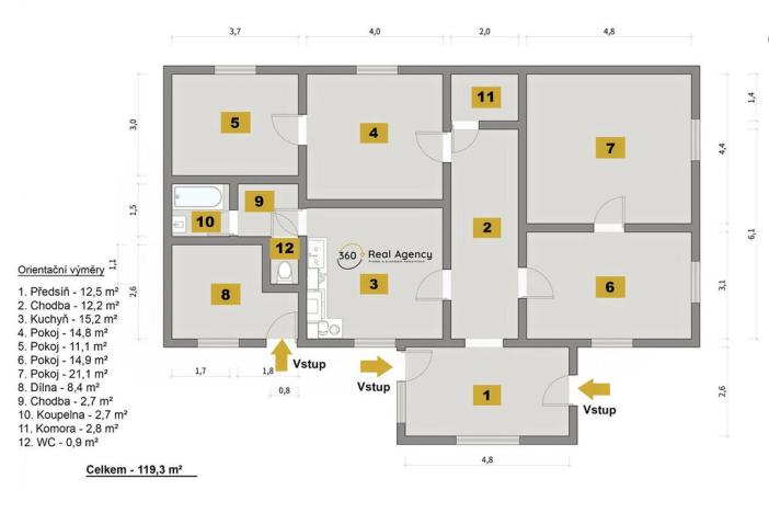Prodej rodinného domu, Plzeň - Červený Hrádek, Křivá, 120 m2