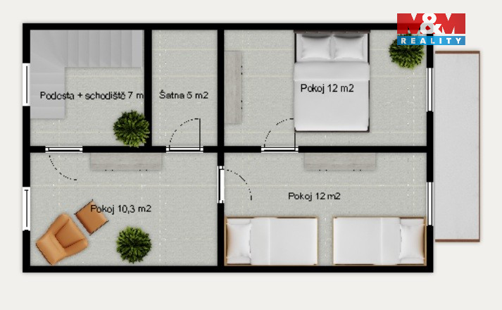 Prodej rodinného domu, Kněžice - Dubečno, 86 m2