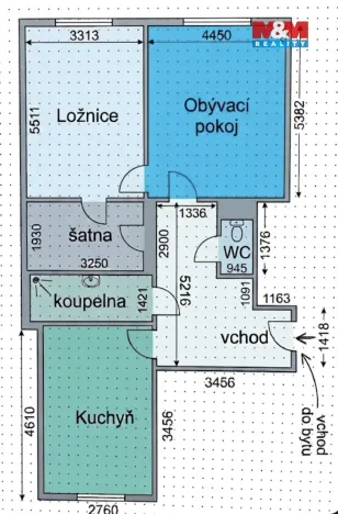 Prodej bytu 2+1, Praha - Smíchov, Janáčkovo nábřeží, 81 m2