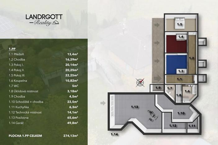 Prodej rodinného domu, Konojedy, 489 m2