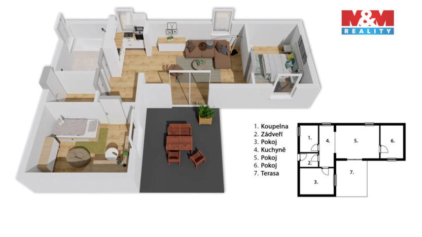 Prodej rodinného domu, Ostrava - Petřkovice, Hlučínská, 58 m2