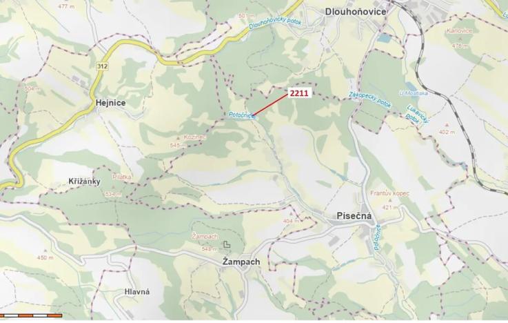 Dražba louky, Písečná, 3051 m2