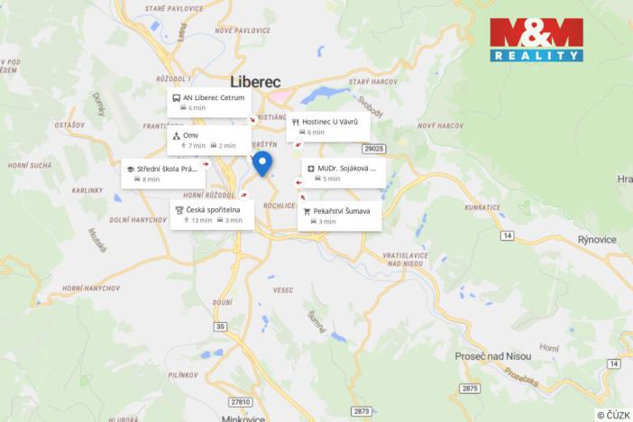 Prodej bytu 4+1, Liberec - Liberec VII-Horní Růžodol, Melantrichova, 107 m2