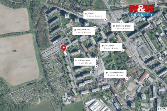 Prodej bytu 3+1, Chodov, Konečná, 72 m2