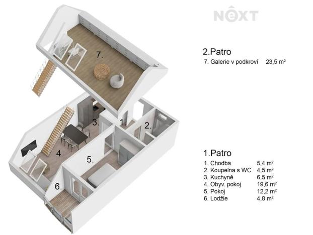 Prodej bytu 3+kk, Brno, Sokolnická, 78 m2