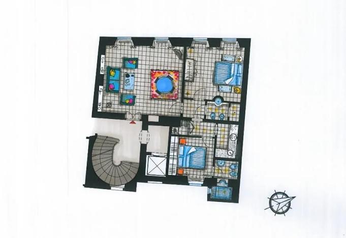 Pronájem bytu 3+1, Praha - Malá Strana, Hroznová, 73 m2