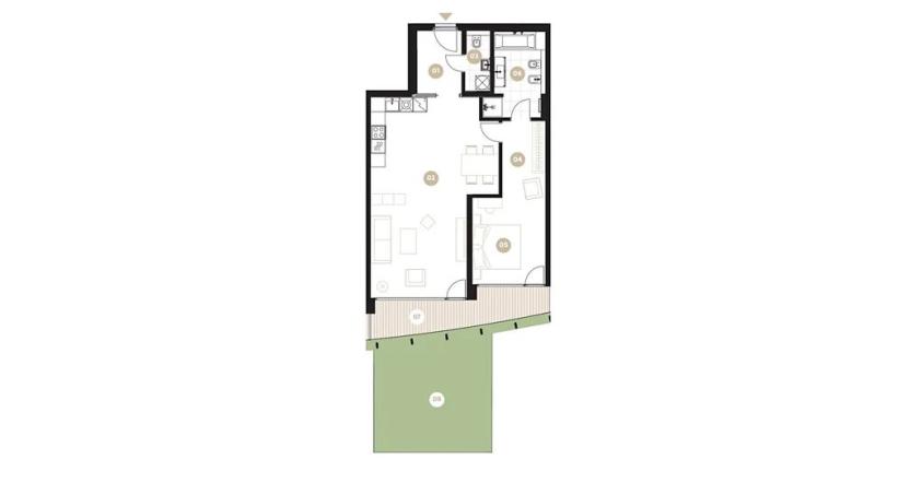 Pronájem bytu 2+kk, Praha - Smíchov, Holečkova, 77 m2