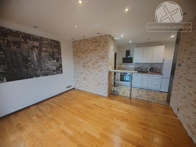 Pronájem bytu 1+kk, Praha - Podolí, Podolská, 36 m2