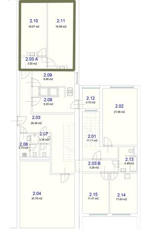 Pronájem kanceláře, Brno, Kolaříkova, 40 m2