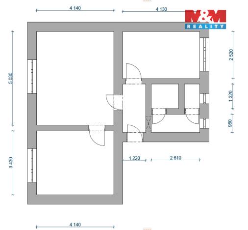 Prodej bytu 2+1, Bor - Vysočany, 63 m2