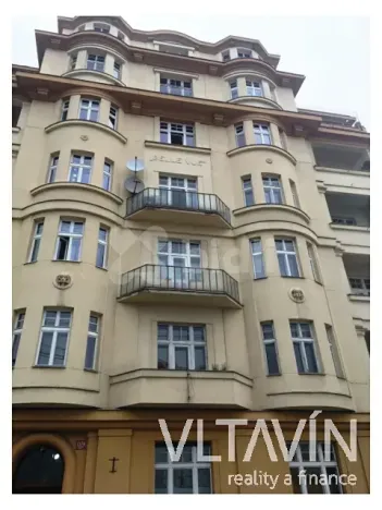 Pronájem bytu 1+kk, Praha - Vinohrady, Slezská, 45 m2