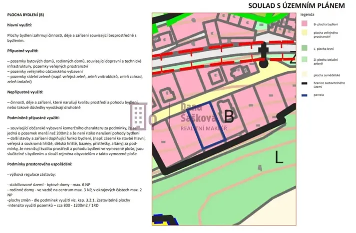 Prodej pozemku pro bydlení, Dačice, U Třech křížů, 713 m2