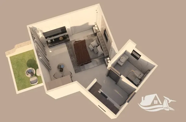 Prodej bytu 1+kk, Hurghada, Egypt, 27 m2