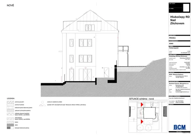 Prodej rodinného domu, Praha - Hlubočepy, Nad Zlíchovem, 362 m2