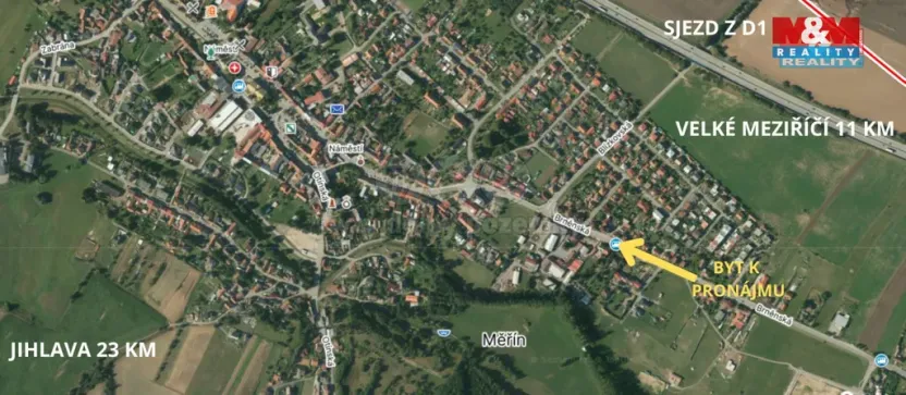 Pronájem bytu 3+1, Měřín, Brněnská, 99 m2