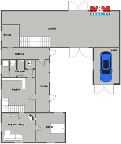 Prodej rodinného domu, Božejov, 180 m2