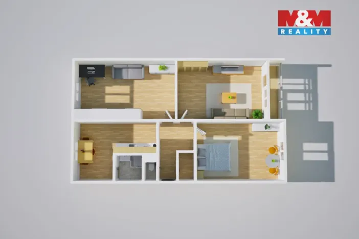 Prodej bytu 3+1, Krupka - Maršov, Karla Čapka, 79 m2