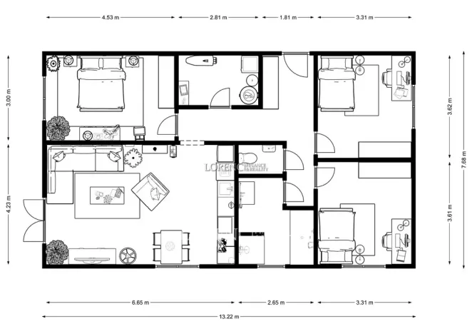 Prodej rodinného domu, Žáky - Štrampouch, 90 m2