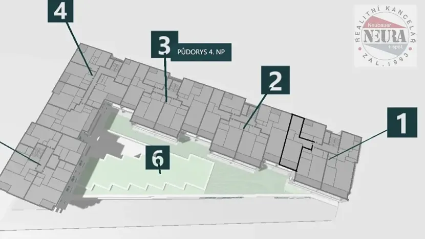 Pronájem bytu 2+kk, Praha - Holešovice, Jankovcova, 65 m2