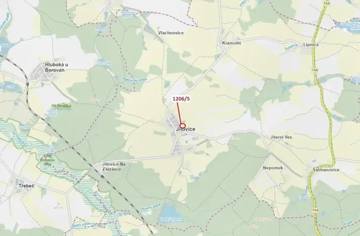 Dražba zahrady, Jílovice, 95 m2