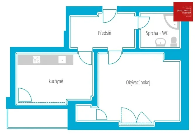 Pronájem bytu 2+kk, Mariánské Lázně, Dvořákova, 47 m2