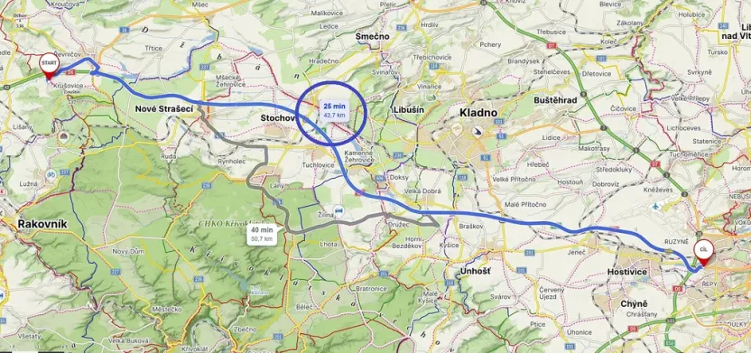 Prodej pozemku, Krušovice, Louštínská, 2065 m2