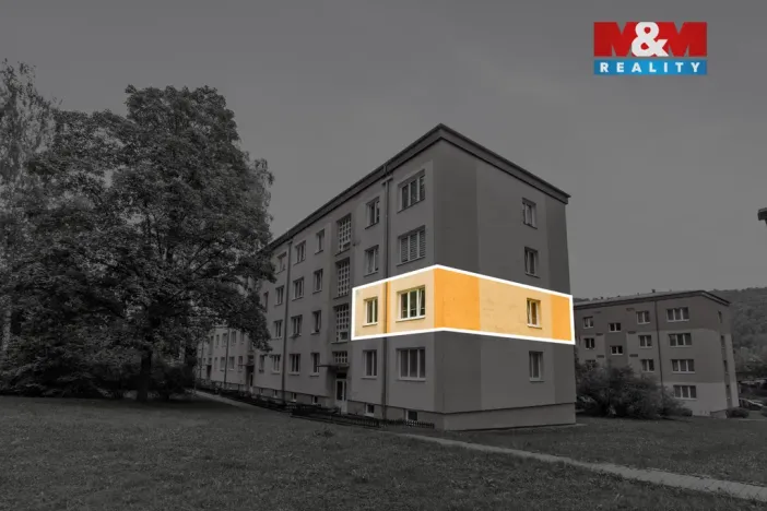 Pronájem bytu 2+1, Ústí nad Labem - Bukov, Kosmonautů, 53 m2