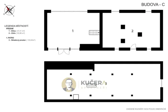 Prodej skladu, Velká Chmelištná, 550 m2