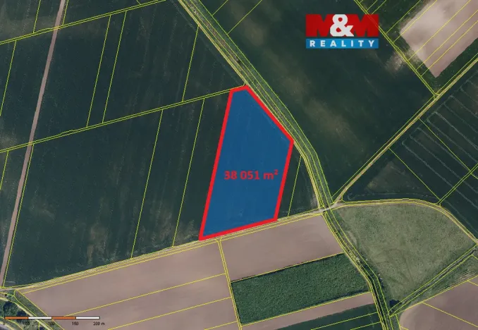 Prodej pole, Strachotín, 38051 m2