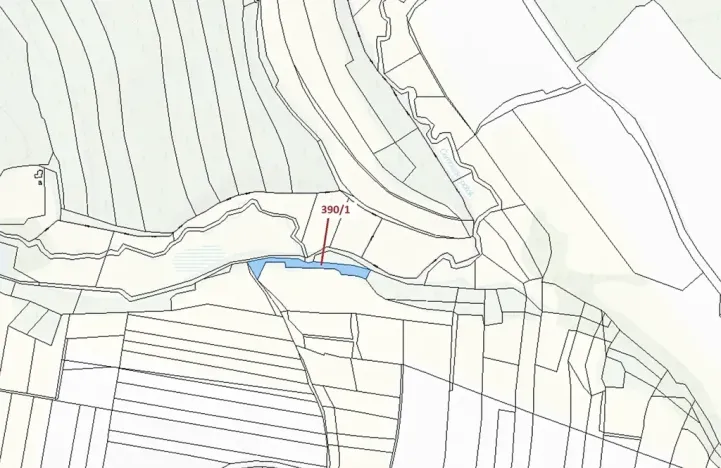 Dražba pozemku, Psárov, 2190 m2