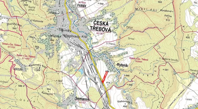 Prodej podílu komerčního pozemku, Rybník, 10974 m2