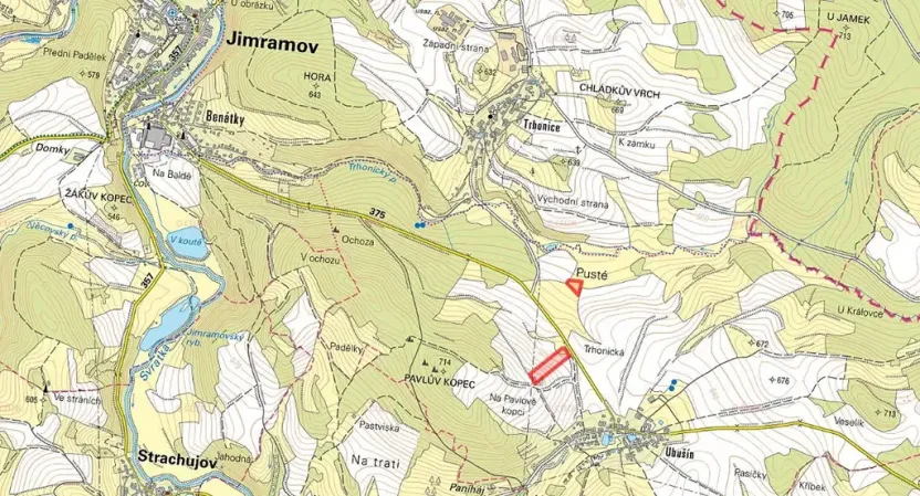 Prodej louky, Jimramov, 18628 m2