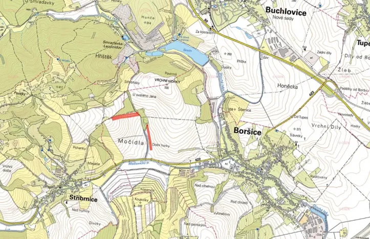 Prodej pole, Boršice, 7194 m2