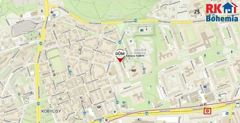 Pronájem bytu 3+1, Praha - Kobylisy, Šiškova, 68 m2