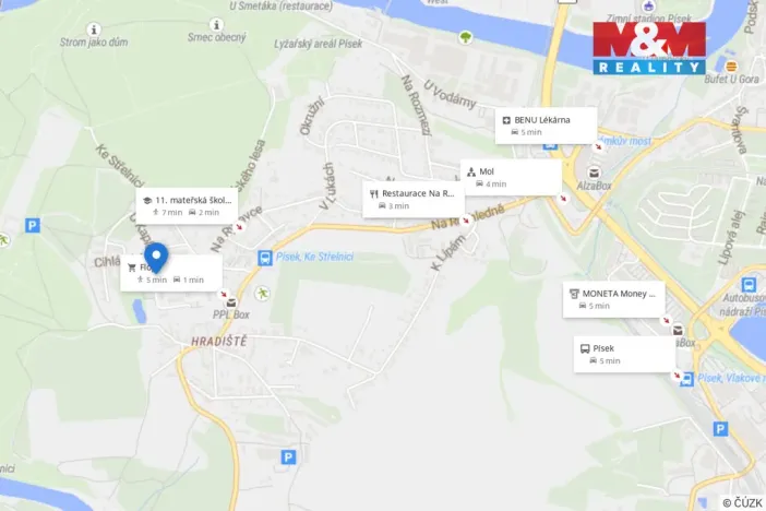 Prodej bytu 3+1, Písek - Hradiště, K Háječku, 74 m2