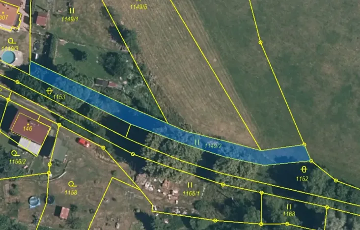 Prodej louky, Višňová, 654 m2