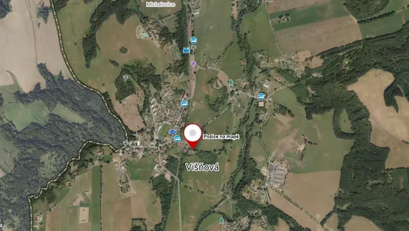 Prodej louky, Višňová, 654 m2