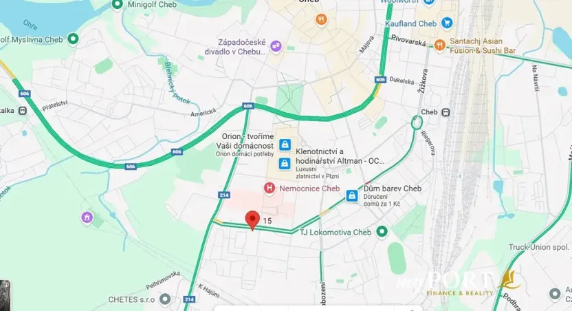 Prodej bytu 2+1, Cheb, Jungmannova, 55 m2