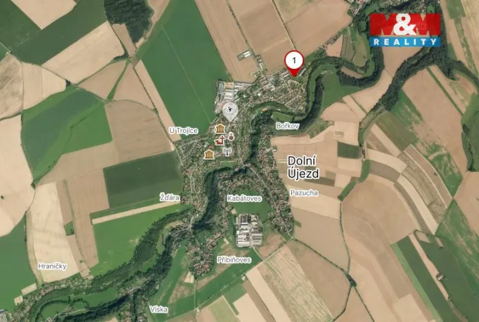 Prodej pozemku pro bydlení, Dolní Újezd, 1349 m2