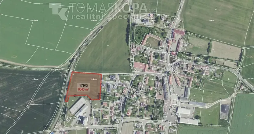 Prodej pozemku pro bydlení, Vysoký Újezd, 8543 m2