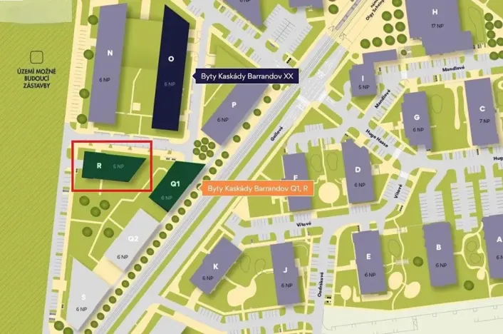 Prodej bytu 2+kk, Praha - Hlubočepy, Baarové, 47 m2