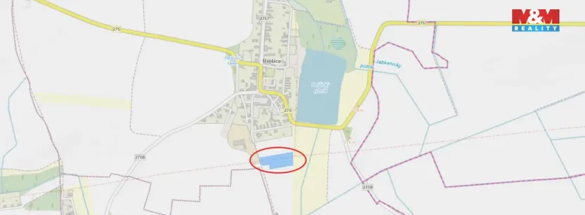 Prodej pole, Smilovice, 9438 m2